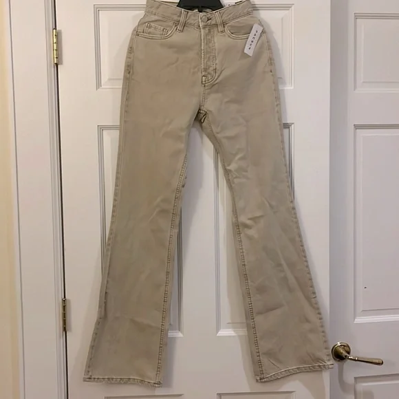 PacSun Beige/Tan High Rise Bootcut Jeans Size 23 Womens